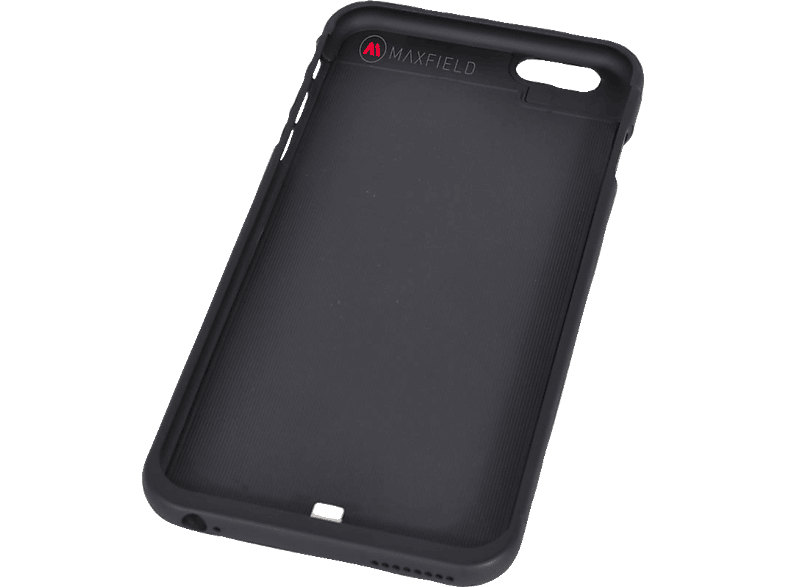 MAXFIELD Wireless Charging Case, Backcover, Plus, Schwarz iPhone Apple, 6