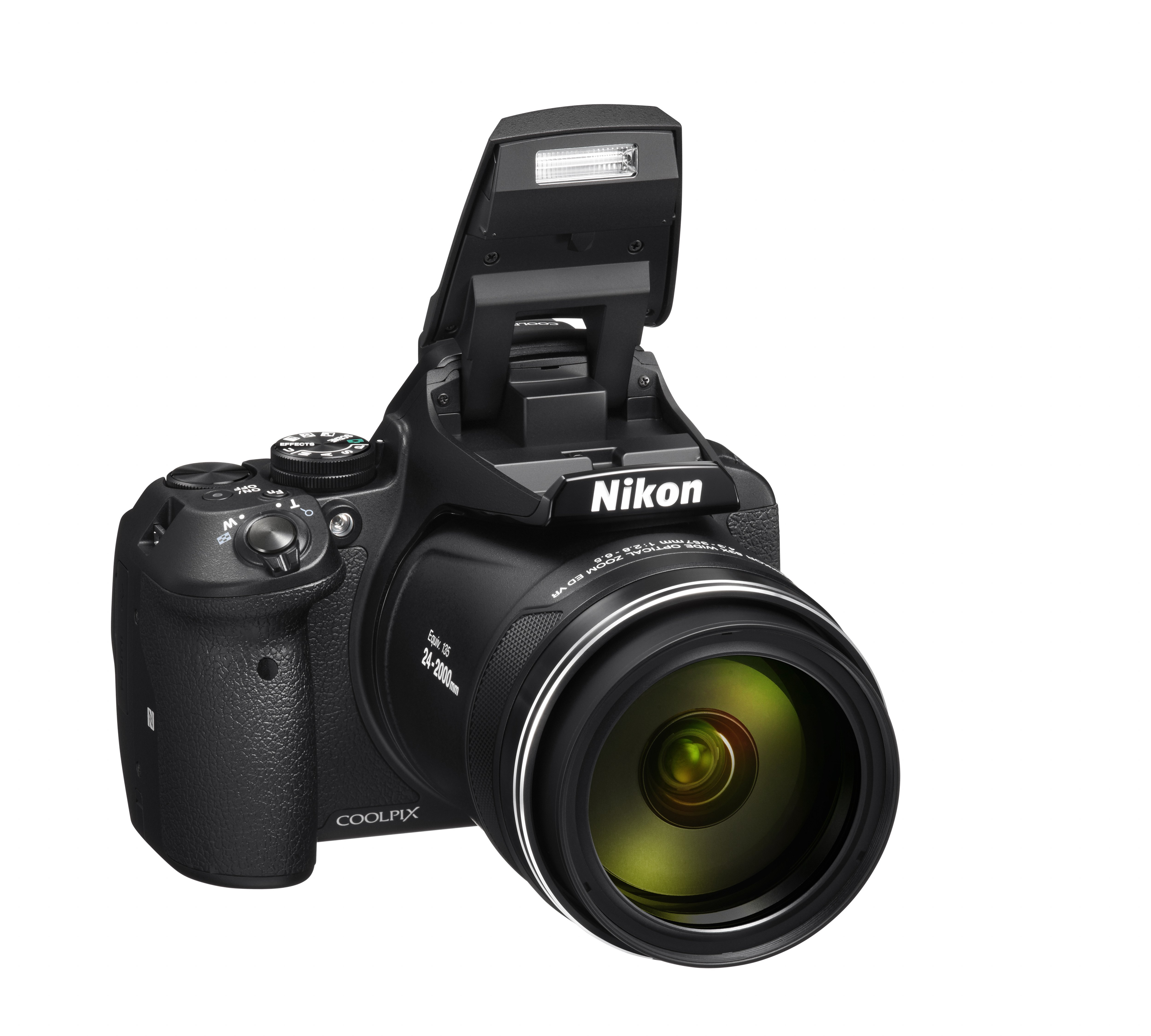 NIKON COOLPIX P900 Bridgekamera Schwarz, 83x opt. Zoom, TFT, WLAN