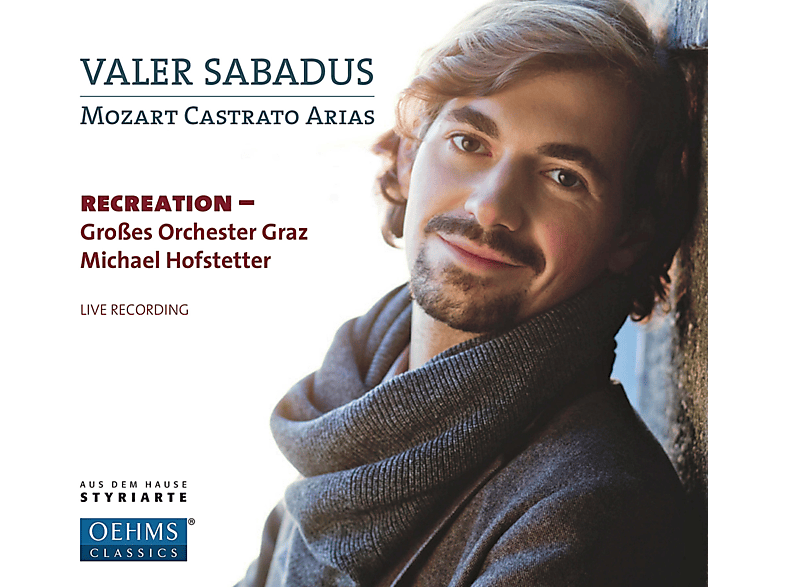 Thumbnail - Valer Sabadus;Großes Orchester Graz - Castrato Arias (CD)