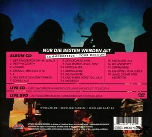 CD-Rückseite mit Text, pinkem Hintergrund und Silhouetten von rauchenden Personen.