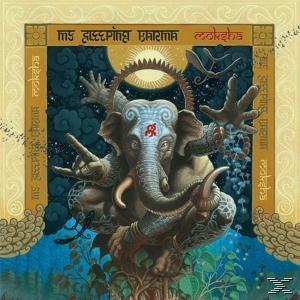 Albumcover von My Sleeping Karma. Eine elefantenköpfige Gottheit mit mehreren Armen und Heiligenschein.