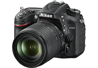 NIKON Nikon D7200, 18-105mm, 24.2MP, Nero - Fotocamera reflex Nero