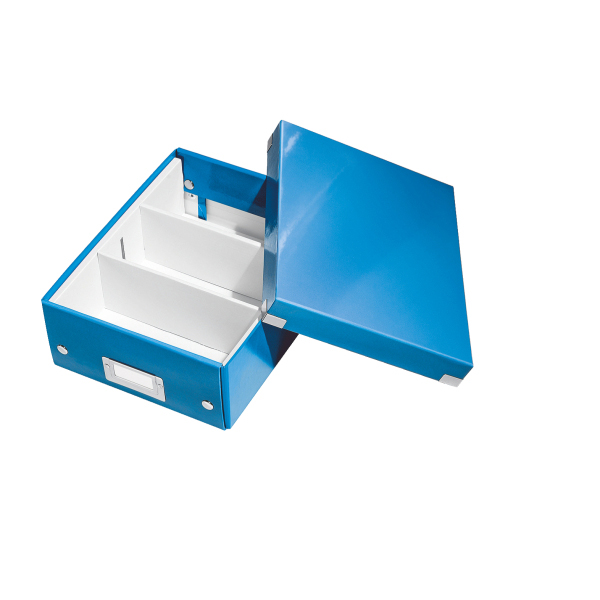 LEITZ 6057-00-36 CLICK&STORE Organistationsbox klein Aufbewahrungsbox Blau
