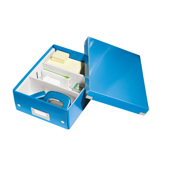 LEITZ 6057-00-36 CLICK&STORE Organistationsbox klein Aufbewahrungsbox Blau