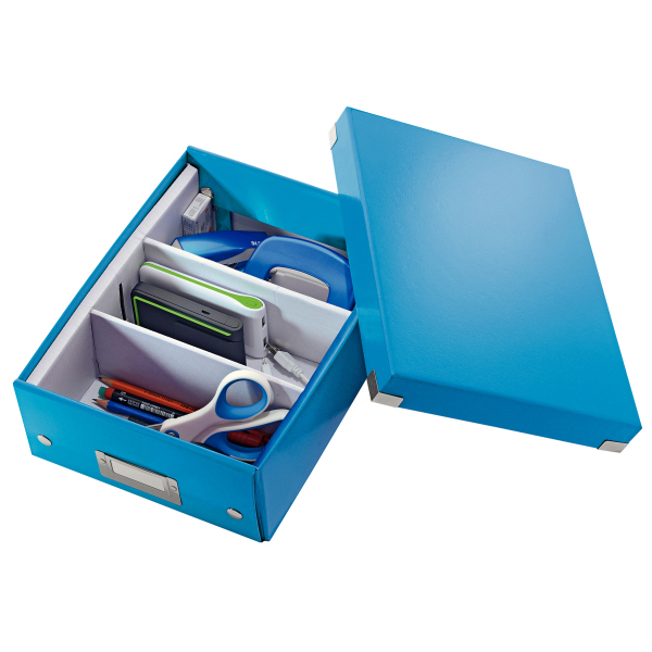 LEITZ 6057-00-36 CLICK&STORE Organistationsbox klein Aufbewahrungsbox Blau