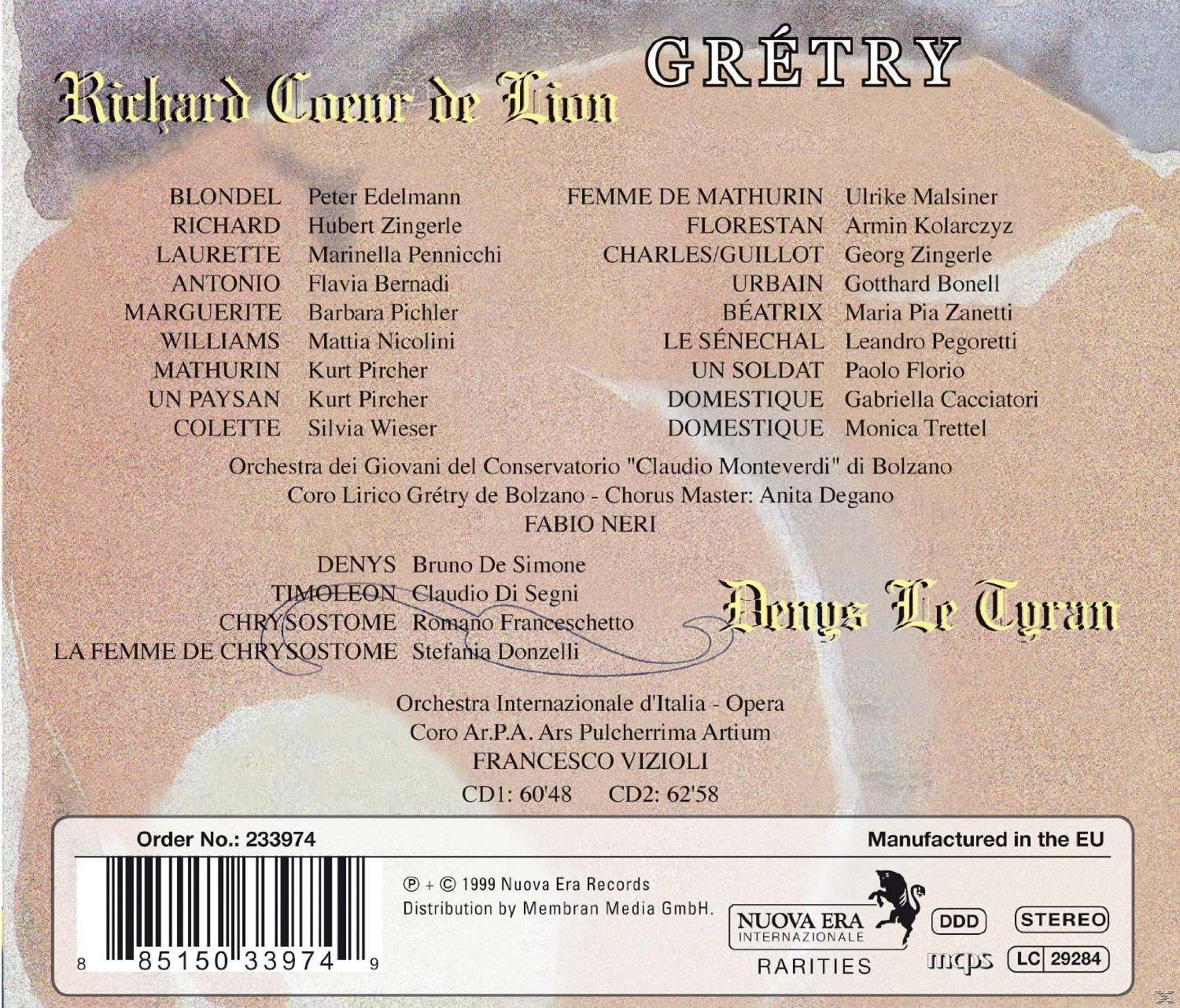 VARIOUS - Gretry: Richard Coeur De Lion  - (CD)