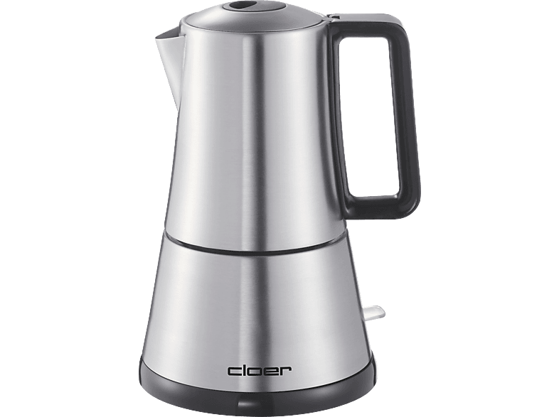 CLOER 5928 Espressokocher Edelstahl/Schwarz