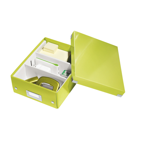 LEITZ 6057-00-64 CLICK&STORE Organisationsbox klein Aufbewahrungsbox Grün
