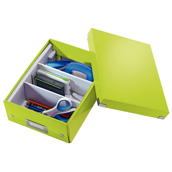 LEITZ 6057-00-64 CLICK&STORE Organisationsbox klein Aufbewahrungsbox Grün