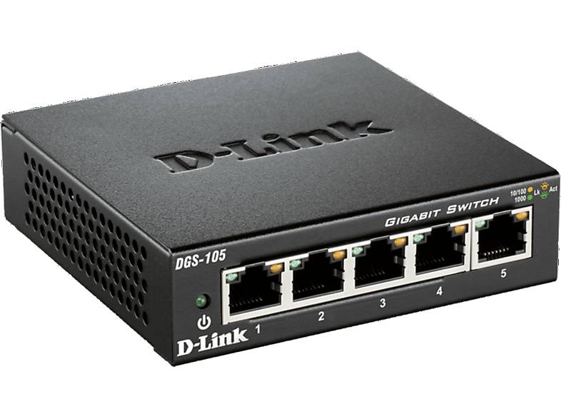 D-LINK 5-Port Gigabit Unmanaged Desktop Switch (DGS-105/E)