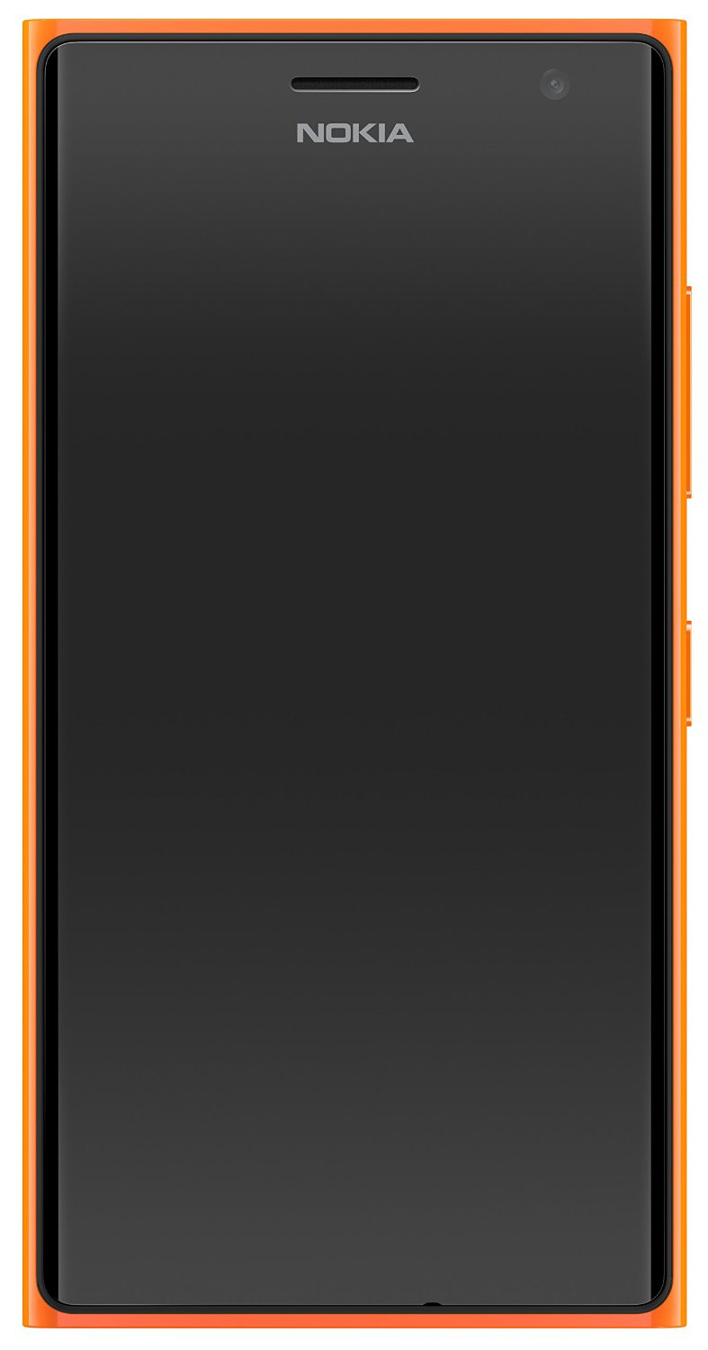 NOKIA 02743Q6 CC-3086 Lumia Ladefunktion, Lumia 730, Orange mit Cover kabelloser 735, Nokia
