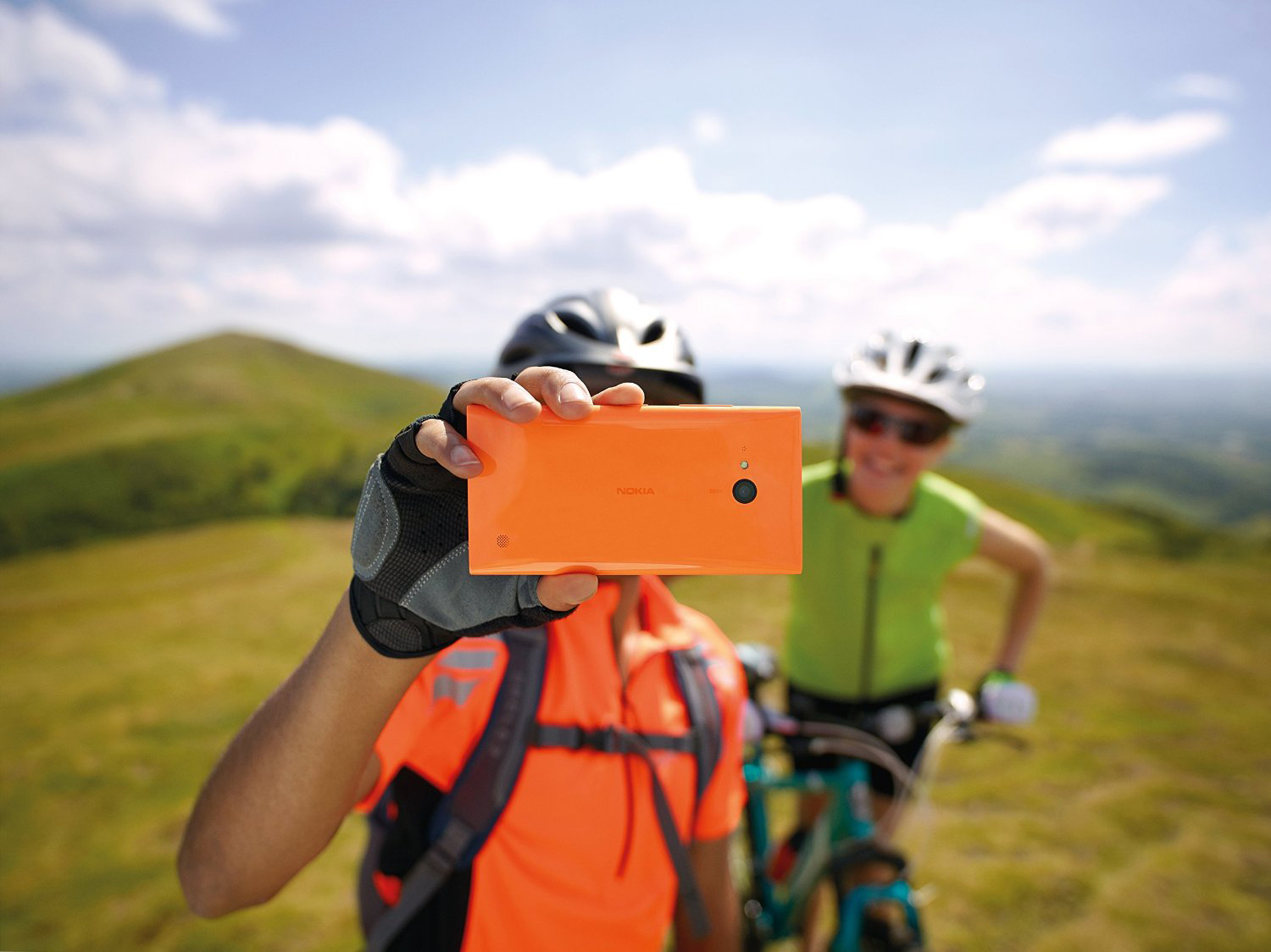 NOKIA 02743Q6 CC-3086 Cover mit Lumia kabelloser Orange 730, 735, Lumia Nokia, Ladefunktion