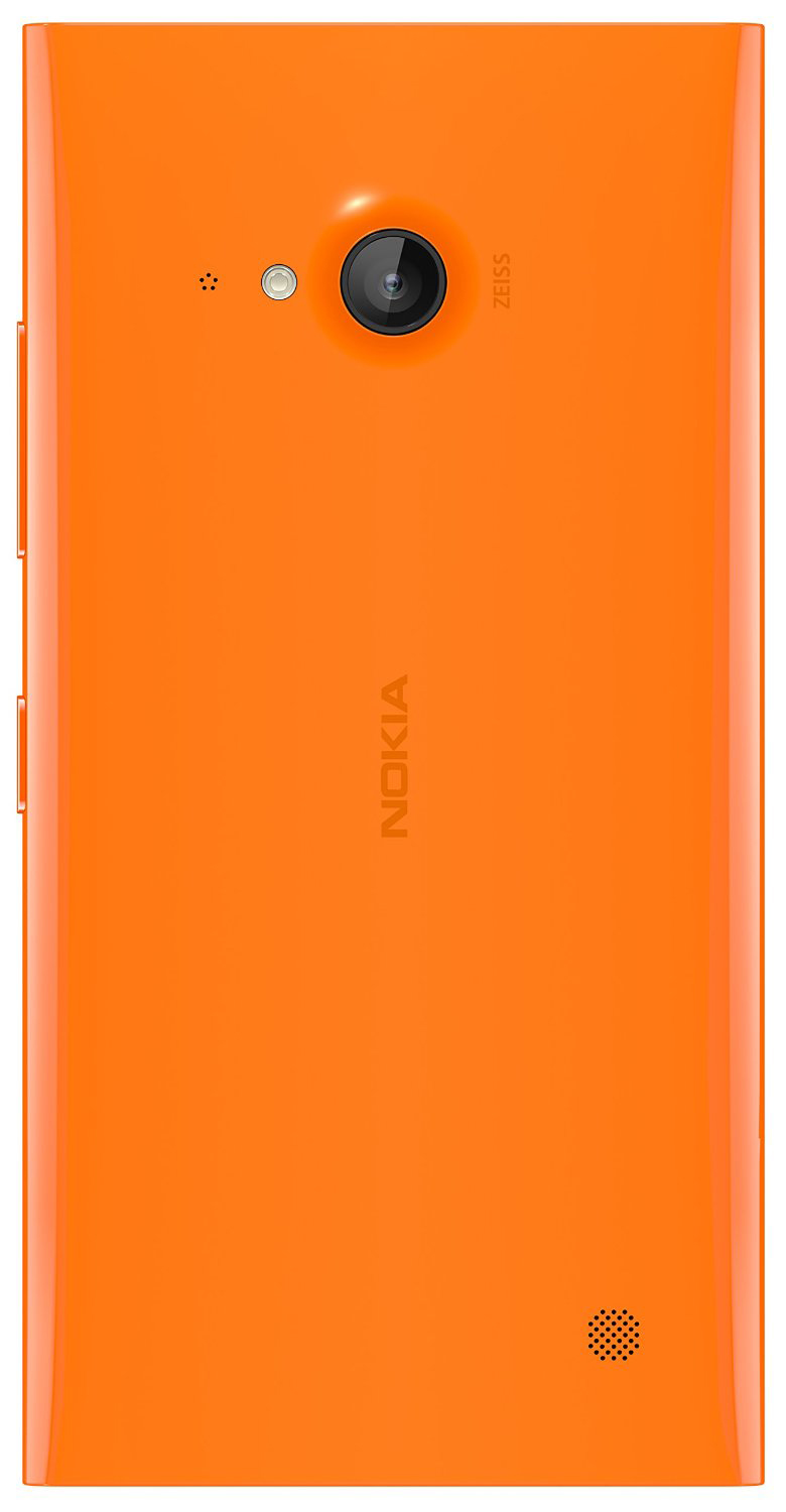 NOKIA 02743Q6 CC-3086 Lumia Ladefunktion, Lumia 730, Orange mit Cover kabelloser 735, Nokia