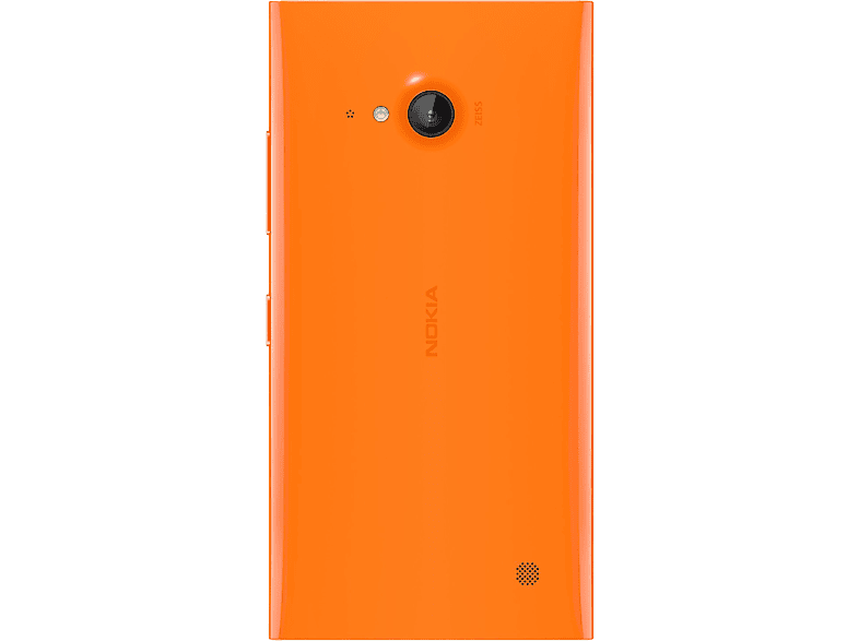 NOKIA 02743Q6 CC-3086 Cover mit kabelloser Ladefunktion, Nokia, Lumia 730, Lumia 735, Orange