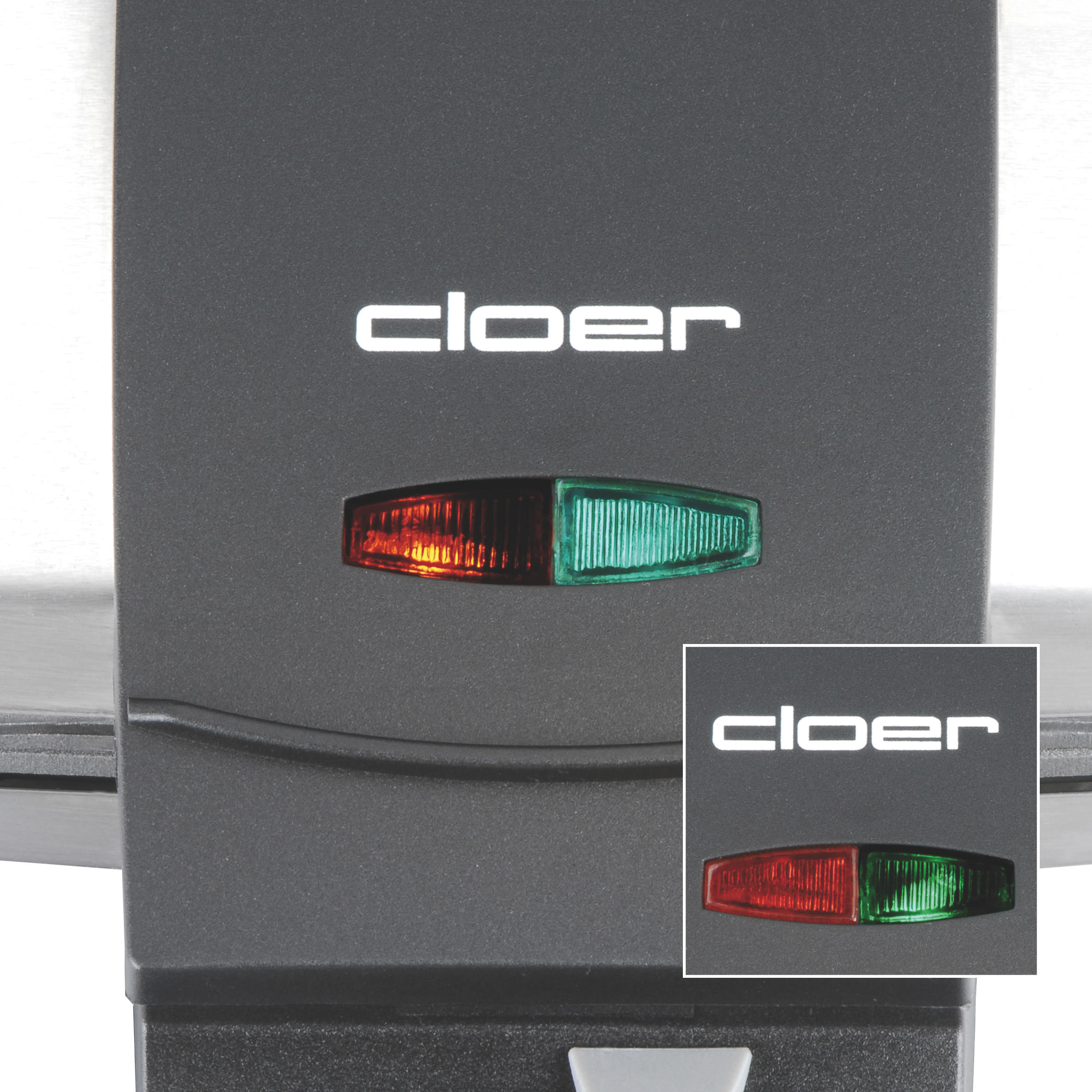 CLOER 1445 Brüssler Waffeleisen Edelstahl