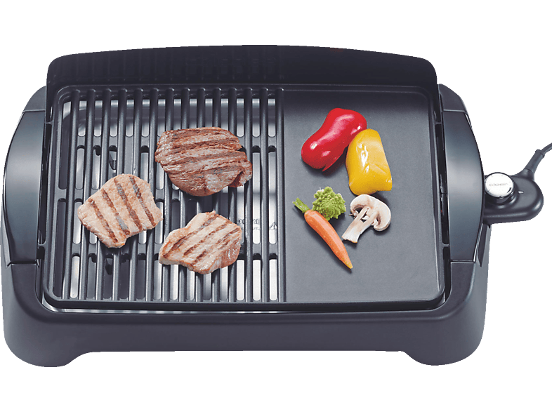 CLOER 656 Elektrogrill, Schwarz (2000 Watt)