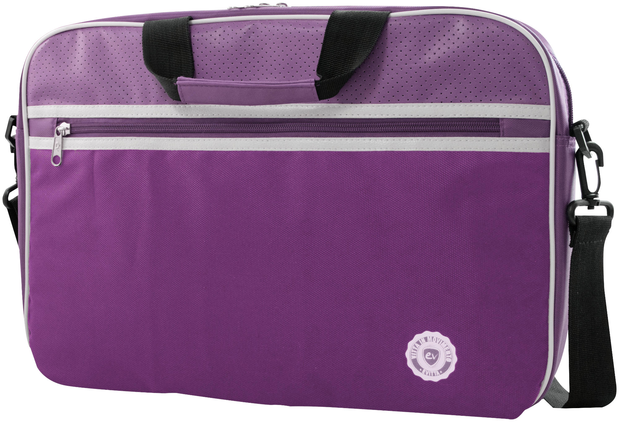 Funda para portátil de 12.5 " - E-Vitta Retro Bag Vive, Negro