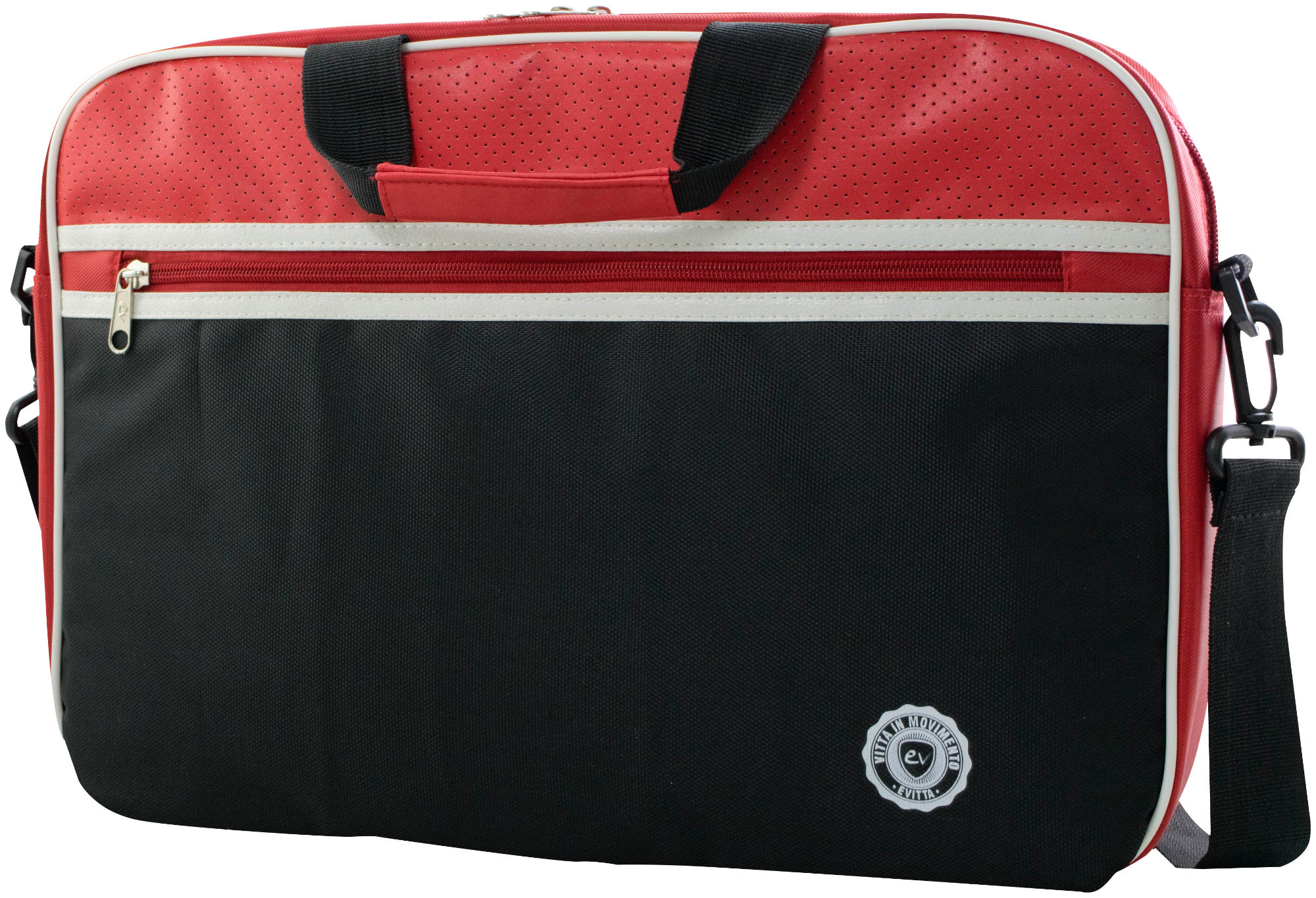Funda para portátil de 12.5 " - E-Vitta Retro Bag Vive, Negro