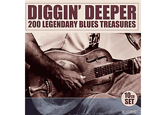 VARIOUS, Waters/Smith/White/Turner/Arnold/Crudup/+ - Diggin' Deeper-200 Legendary Blues Treasures  - (CD)