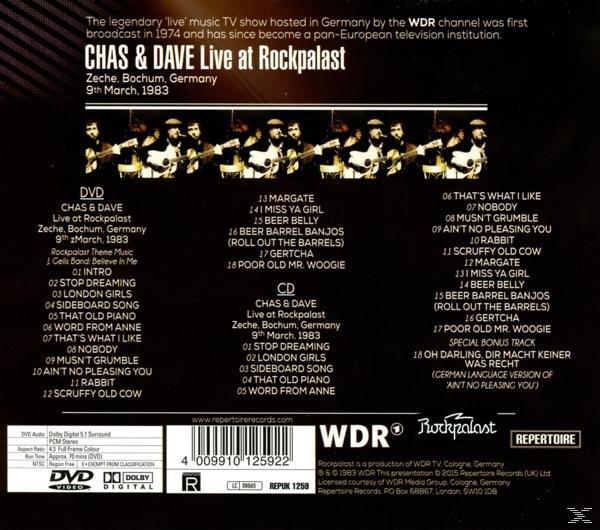 Chas And Dave - Live At Rockpalast (1983)  - (CD + DVD Audio)