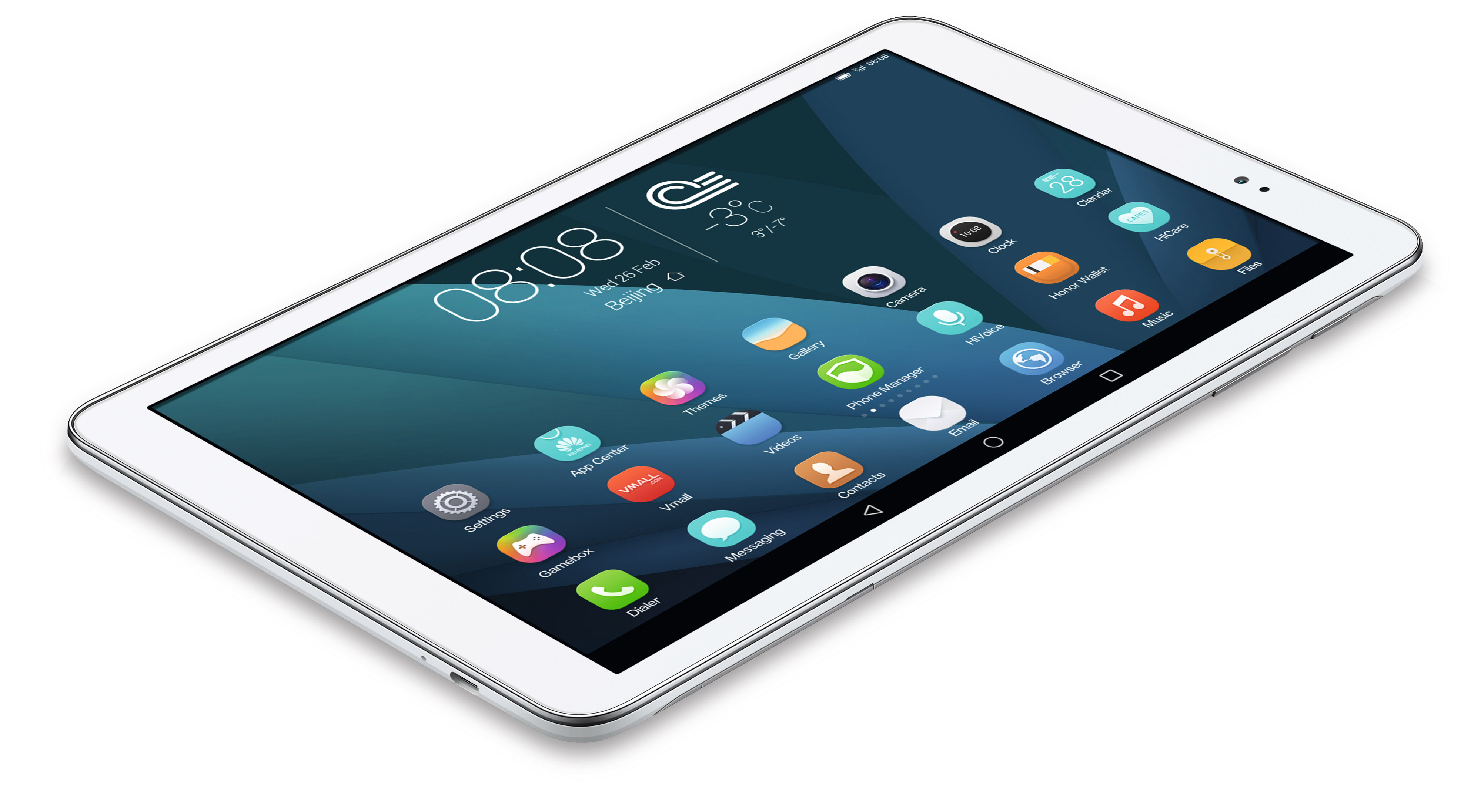 HUAWEI Mediapad T1, Tablet, 16 GB, 9,6 Zoll, Weiß