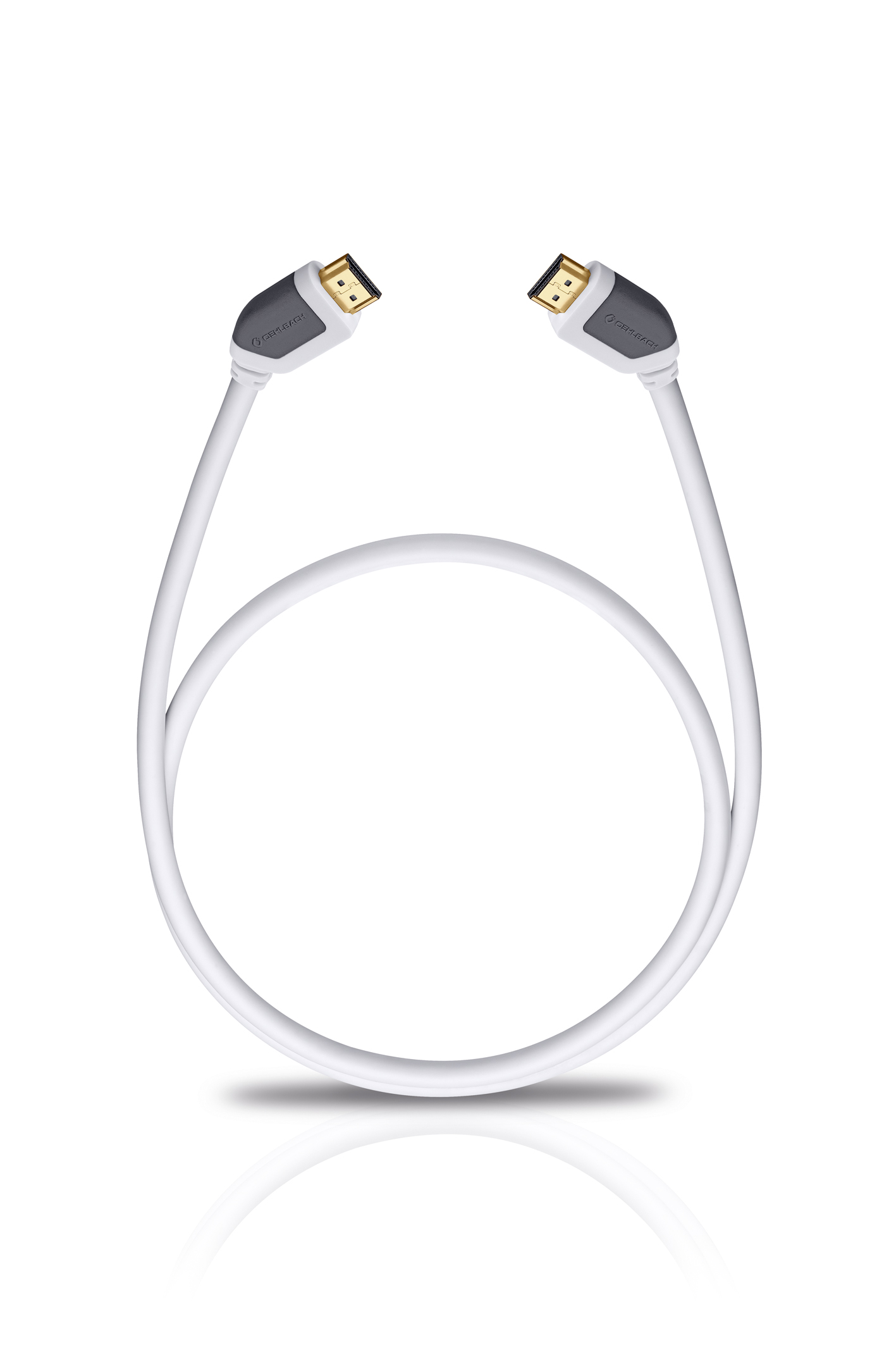 OEHLBACH High-Speed-HDMI®-Kabel mit Ethernet Shape Magic 75, HDMI Kabel, 0,75 m