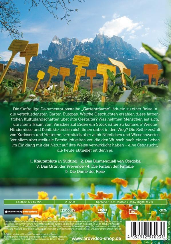 Rückseite einer DVD-Hülle mit Berglandschaft, Text und einer Themenliste.