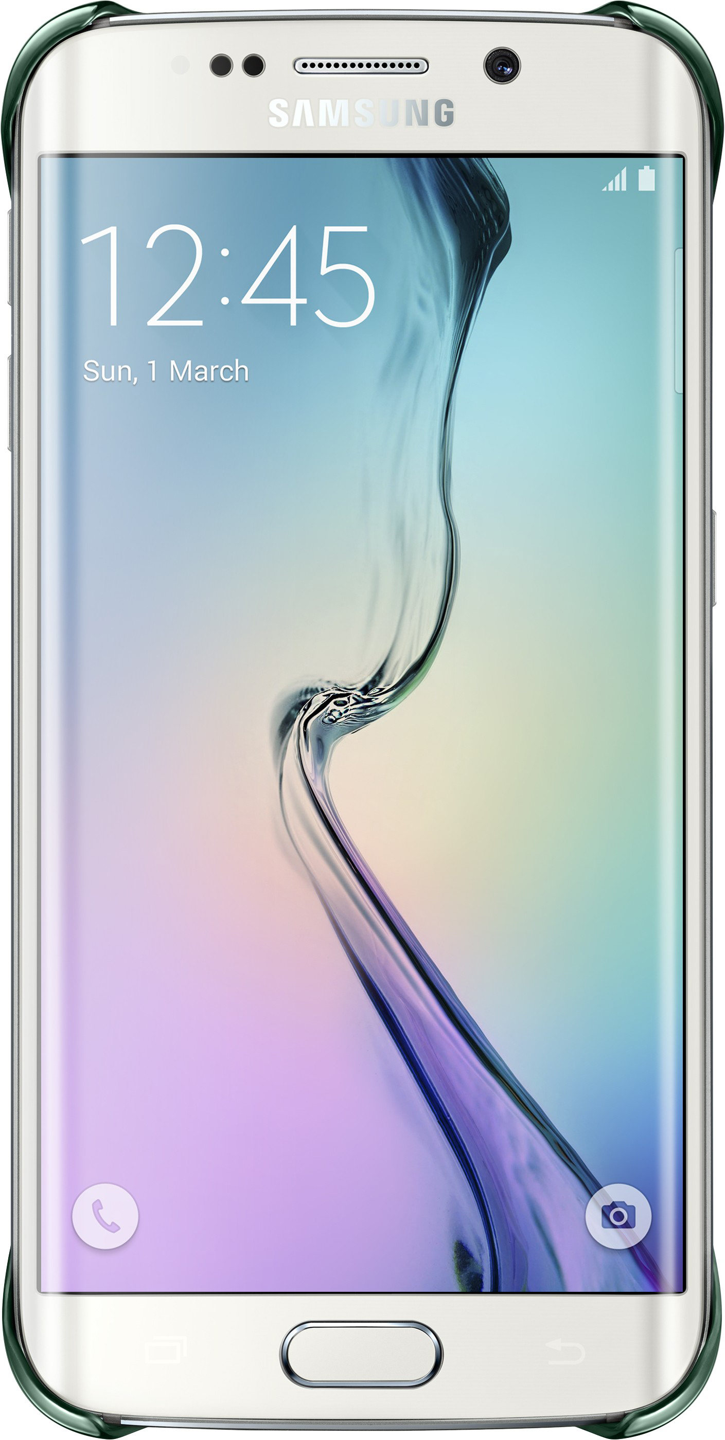 SAMSUNG EF-QG925BGEGWW, Backcover, Samsung, Galaxy S6 Edge, Grün