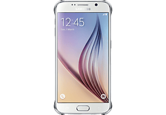 SAMSUNG SGS6 FLAT CLEAR COVER SILVER - Handyhülle (Passend für Modell: Samsung Galaxy S6)