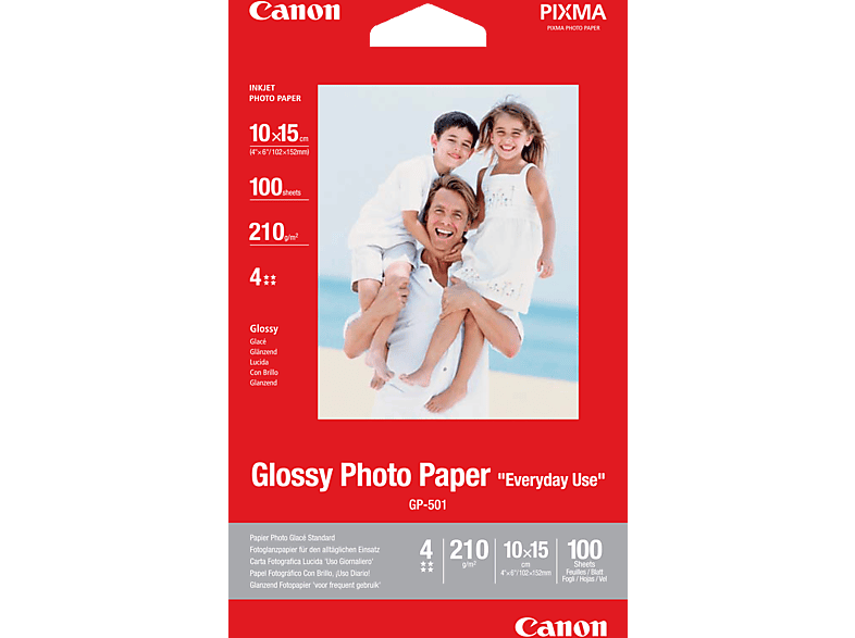 CANON GP-501 Fotopapier 100 x 150 mm 100 Blätter, Kurzanleitung