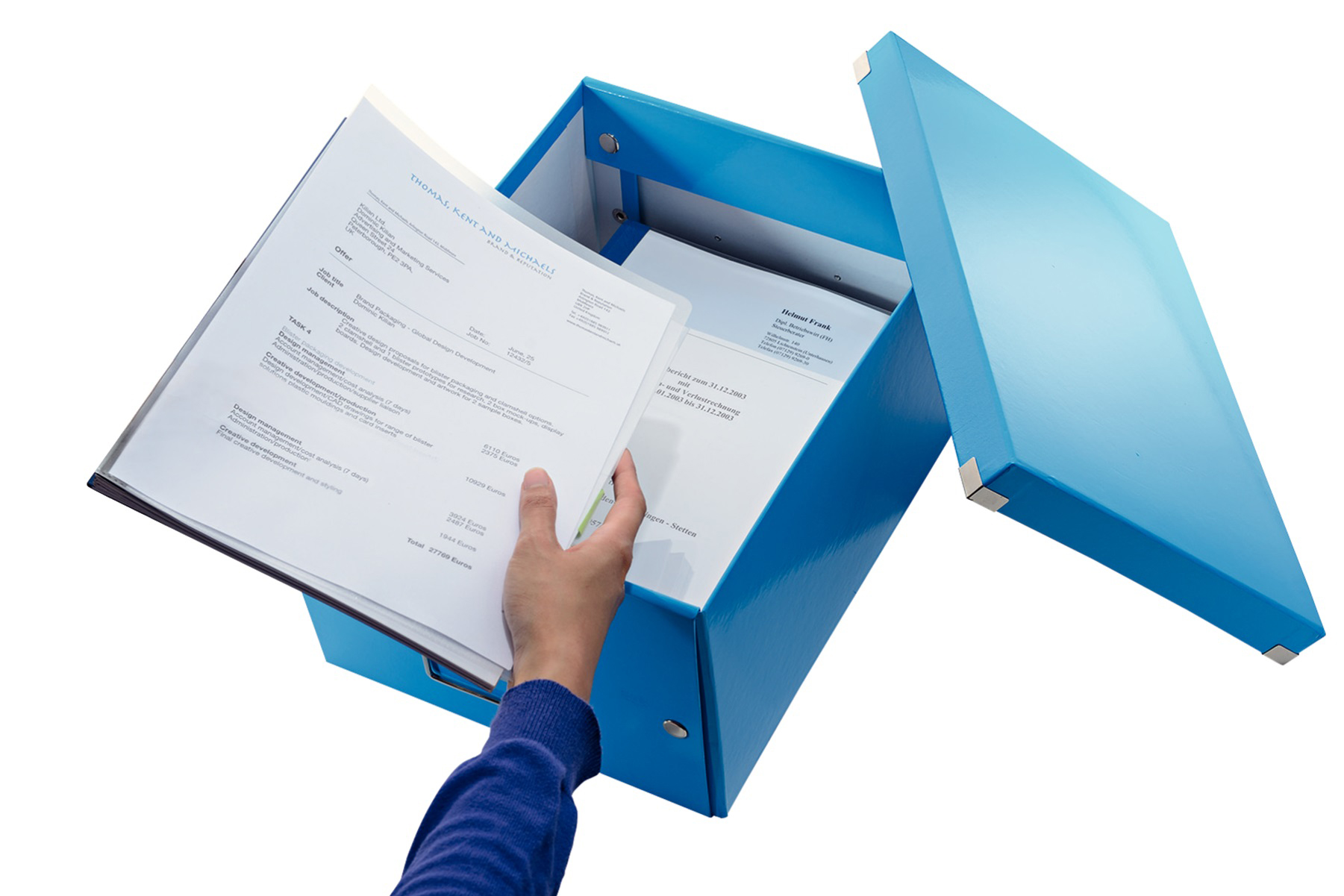 LEITZ 6044-00-26 CLICK&STORE Aufbewahrungs-und Transportbox mittel Aufbewahrungs- und Transportbox Blau