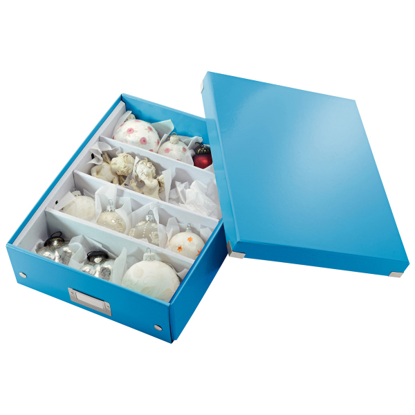 LEITZ 6058-00-36 CLICK&STORE Organisationsbox mittel Aufbewahrungsbox Blau