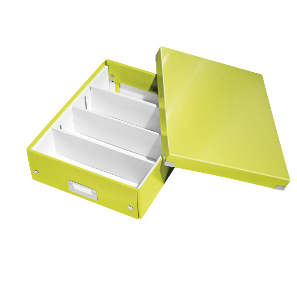 LEITZ 6058-00-64 CLICK&STORE Organisationsbox mittel Aufbewahrungsbox Grün