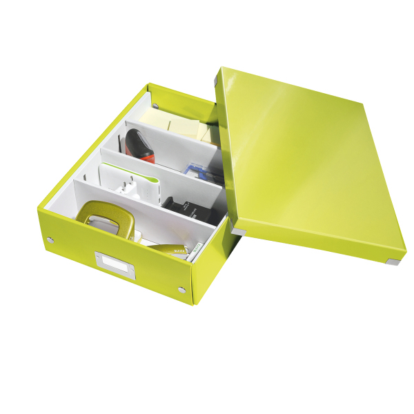 LEITZ 6058-00-64 CLICK&STORE Organisationsbox mittel Aufbewahrungsbox Grün