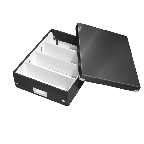 LEITZ 6058-00-95 CLICK&STORE Organisationsbox mittel Aufbewahrungsbox Schwarz