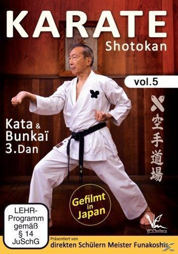 & Bunkai Kata DVD Vol.5 Shotokan Karate 3.Dan