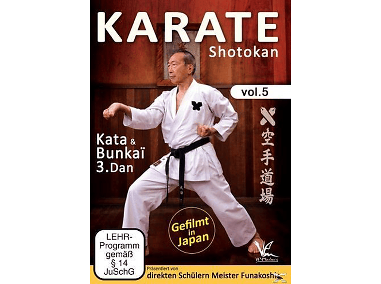 Karate Shotokan Vol.5 Kata & Bunkai 3.Dan DVD