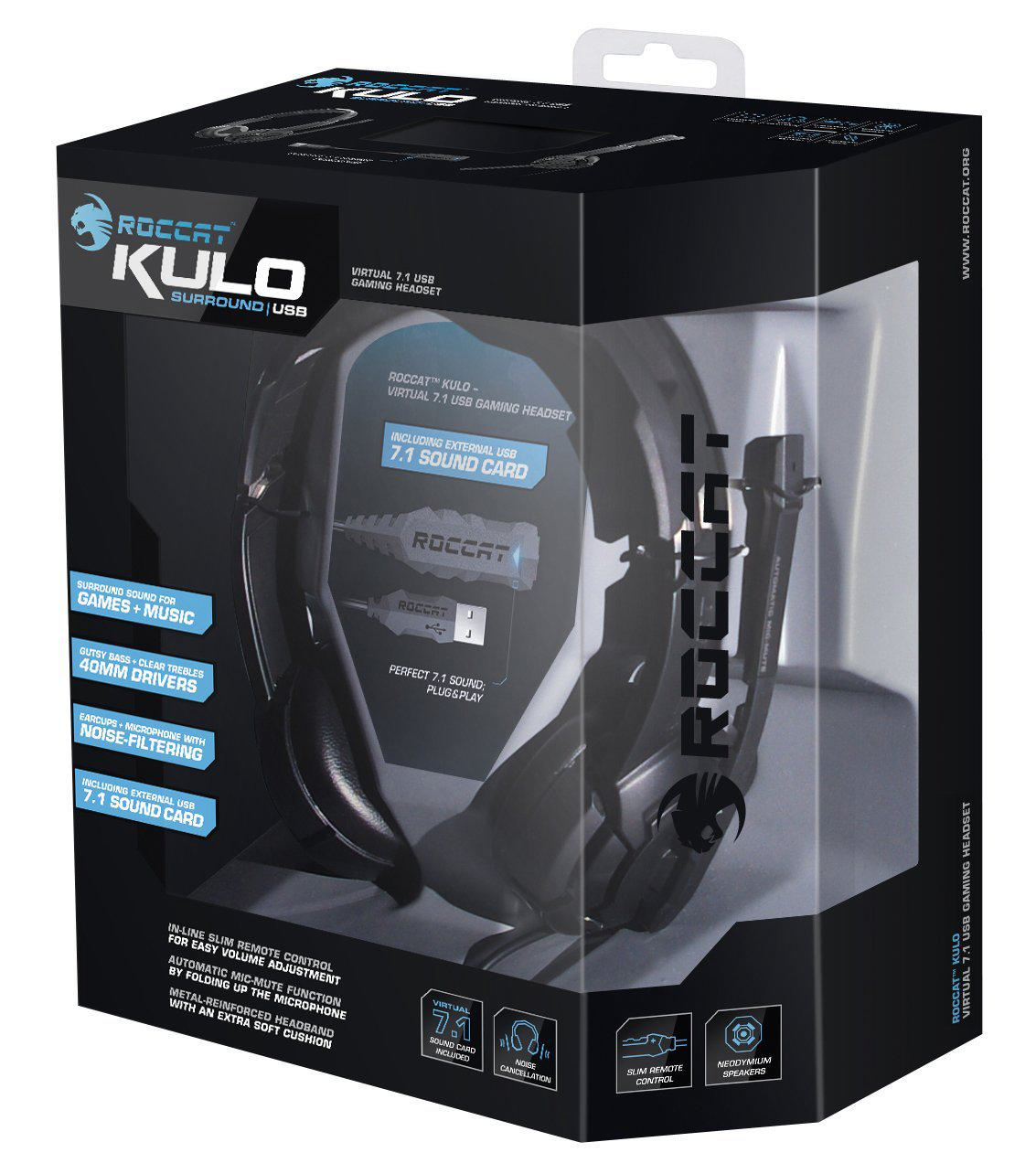 ROCCAT ROC 14 700 KULO 7.1 Oyuncu Kulaküstü Kulaklık
