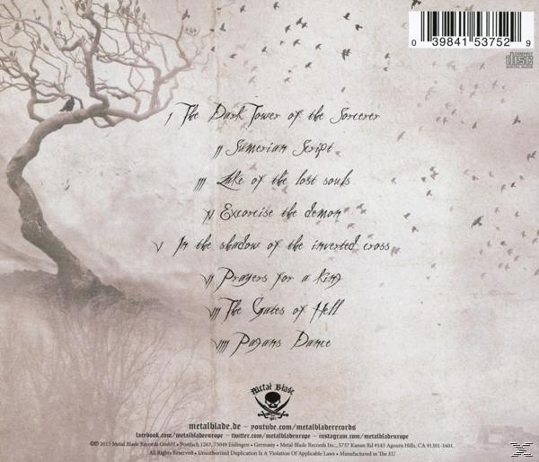 CD-Cover mit einer Liste von Songtiteln und einer Zeichnung eines Baumes.