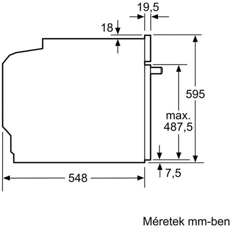 BOSCH HBG6750S1 Serie8 Beépíthető sütő