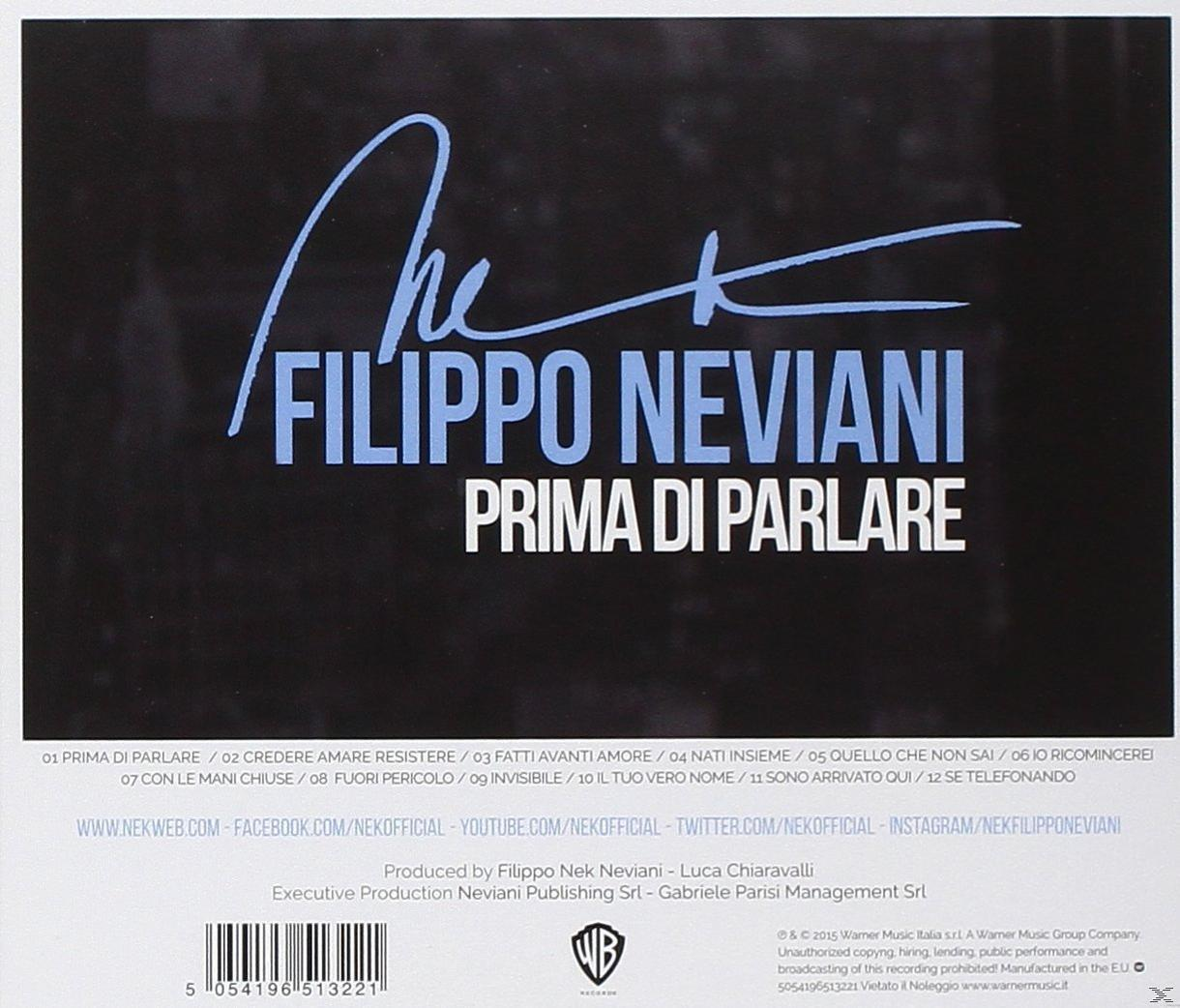 Nek - Prima Di Parlare  - (CD)