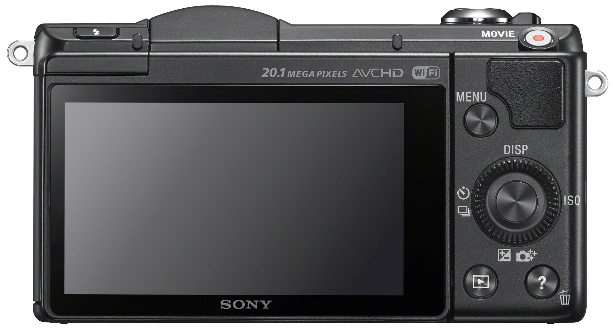 Cámara Evil - Sony ILCE 5000LB, 20.1 Mpx, WiFi, NFC, Vídeos Full HD, objetivo 16-50 mm, Negro