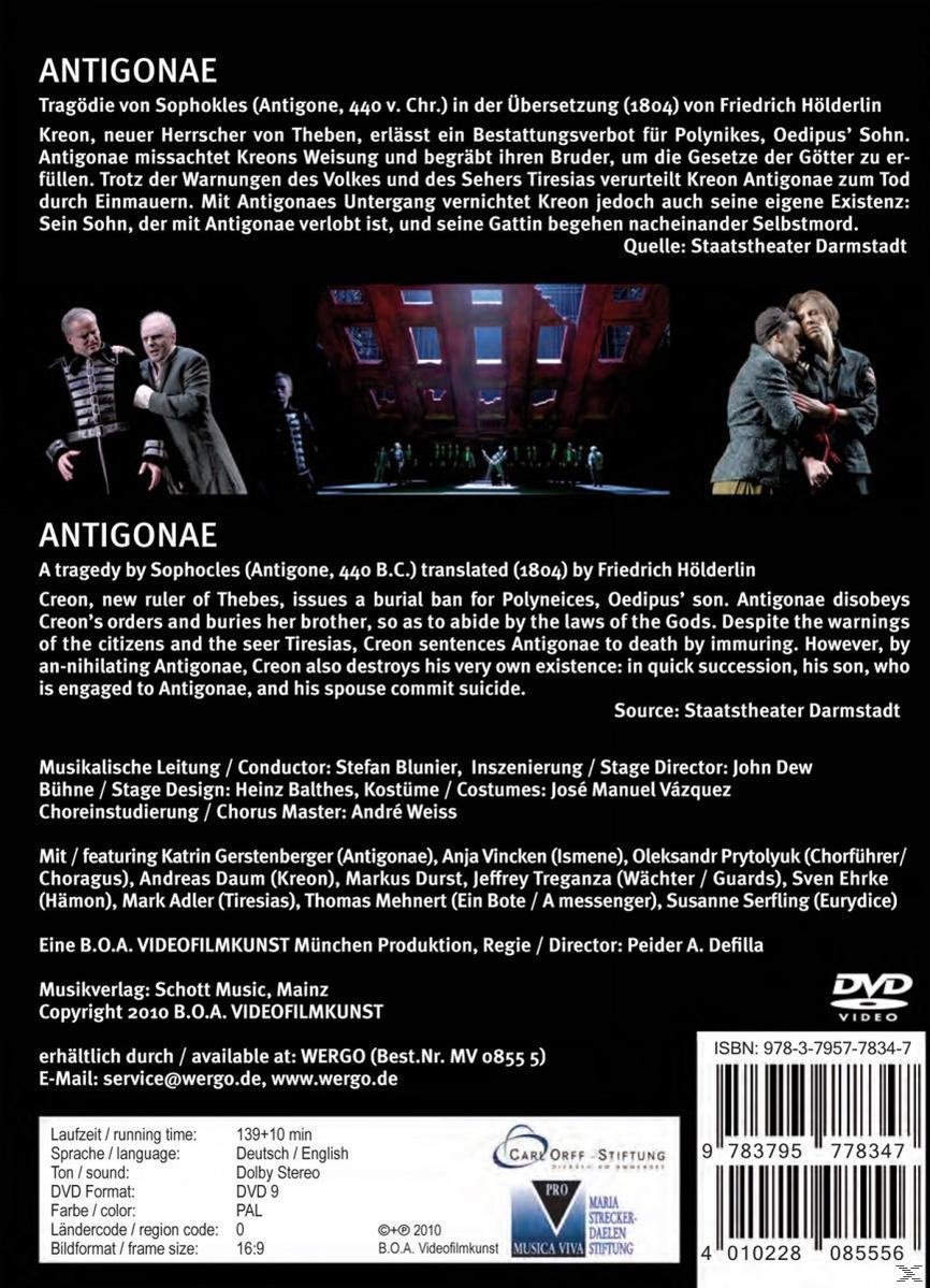 VARIOUS, Staatstheater Darmstadt - (DVD) - Antigonae