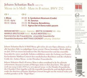 VARIOUS - H-Moll-Messe, Bwv 232 (Frauenkirche)  - (CD)