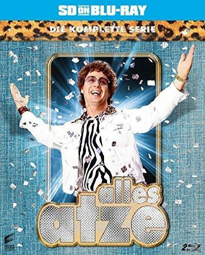 DVD-Cover. Ein Mann in weißer Jacke und Sonnenbrille steht auf einer Bühne. Text: Alles Atze.