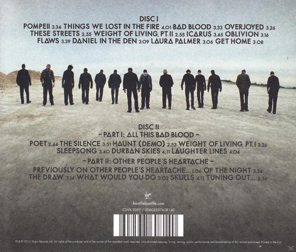 Rückseite mit Silhouetten von Männern und einer Trackliste, auf grauem Hintergrund. CDV X 3097.