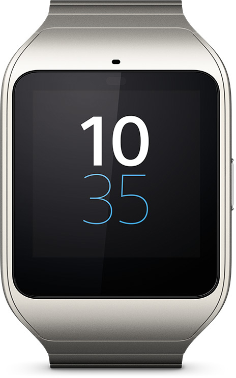 SONY SmartWatch 3 SWR50 Smart Watch Edelstahl Edelstahl, Silber