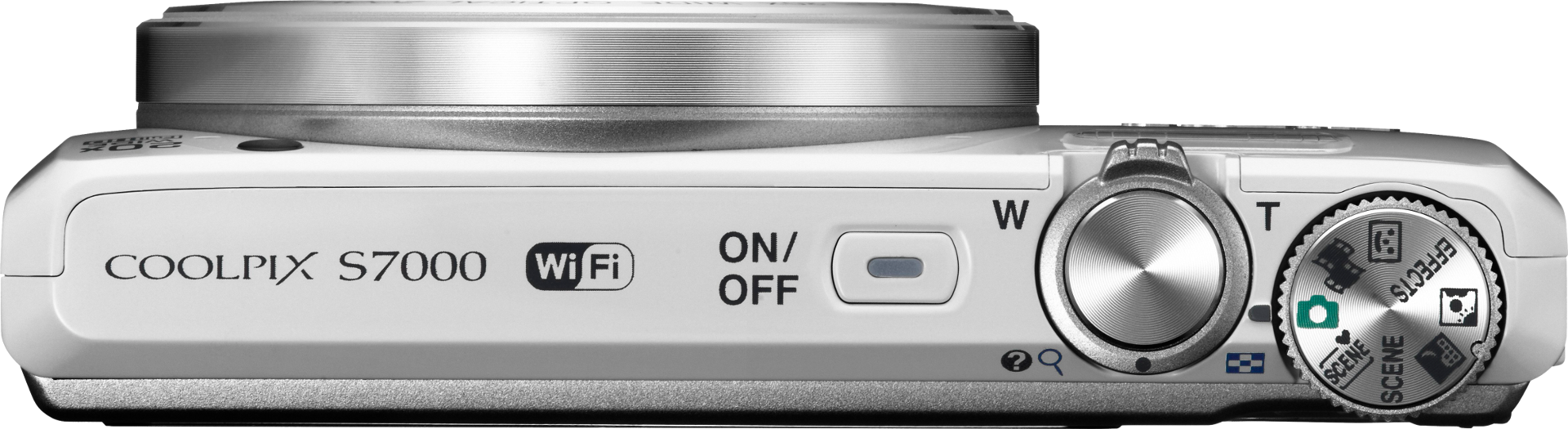 NIKON Coolpix S7000 fehér digitális fényképezőgép | MediaMarkt