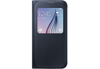 SAMSUNG GALAXY S6 S View Cover (PU), noir - Sacoche pour smartphone (Convient pour le modèle: Samsung Galaxy S6)