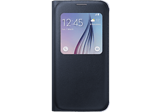 SAMSUNG SGS6 S-VIEW PU CASE BLACK - Handyhülle (Passend für Modell: Samsung Galaxy S6)